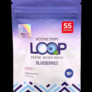 ЧЕРНИКА / LOOP BLUEBERRIES НИКОТИНОВЫЕ ПЛАСТИНКИ 12 МГ
